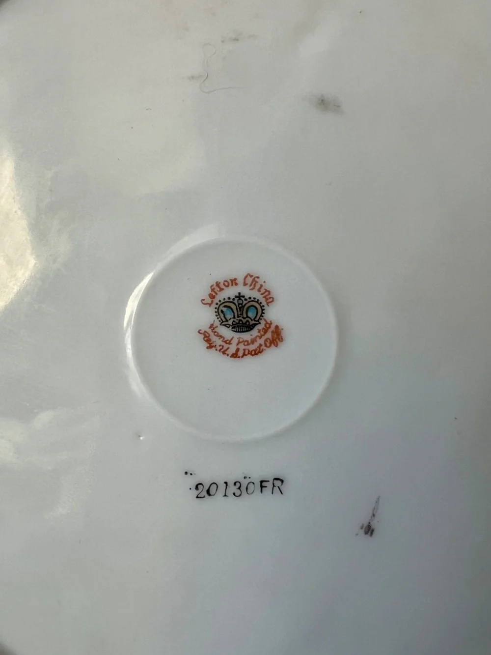Lefton Japan Heritage Brown Fruit Pattern 8